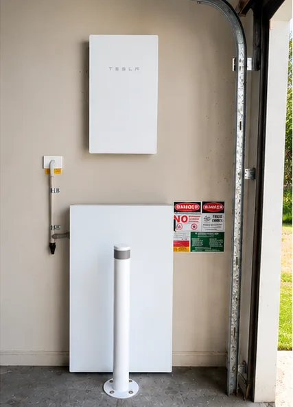Hybrid inverter wall installation